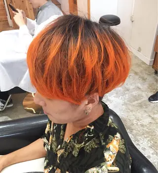 ショート カラー メンズ skin所属・中村 梨沙のマツエク・マツパデザイン