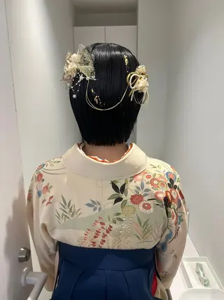 ヘアアレンジ アレンジ/ブラウン カラー HARU🕯のヘアスタイル