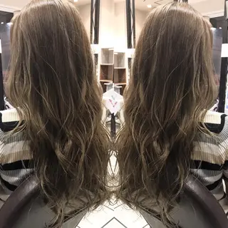 ロング カラー シールエクステ⭐️ オオミタクヤのヘアスタイル