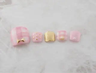 ネイル ネイルPetit Ribbonのネイルデザイン