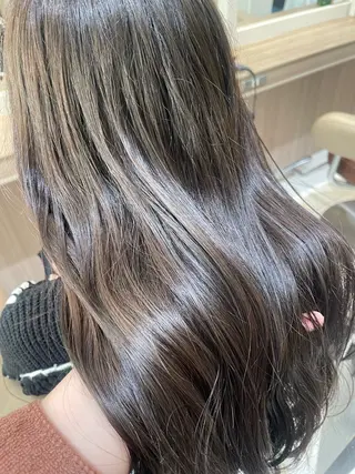 ロング カラー ヘアアレンジ 韓国ヘアメイク🎀/ 縮毛矯正✨山本媛香のヘアスタイル