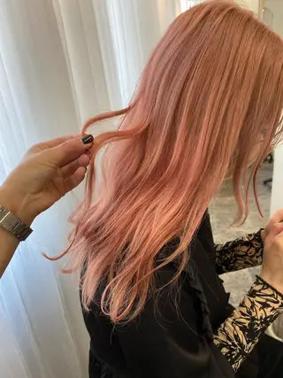ロング カラー 原 瑞希のヘアスタイル