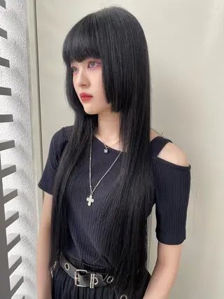 ロング カラー 韓国レイヤーカット/ 顔周りカットtamaのヘアスタイル