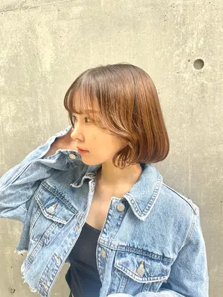 ミディアム カラー [YUCCA] Junaのヘアスタイル