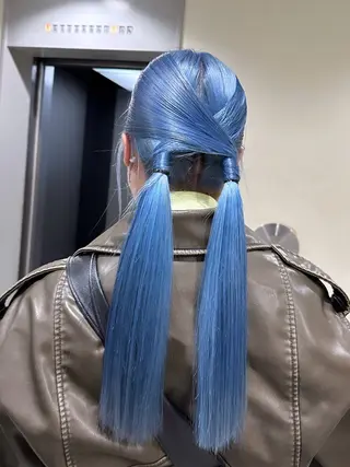 ロング カラー 新宿店長 🦄ブリーチYUGOのヘアスタイル