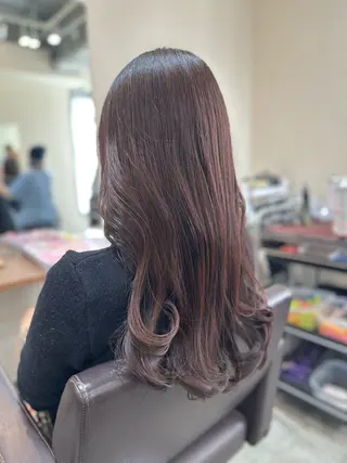 ロング カラー パーマ ハイスピード×ハイ クオリティ✨山下のヘアスタイル