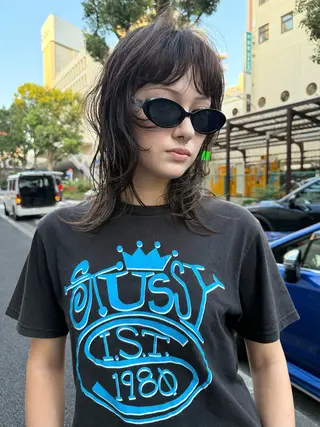 ミディアム レイヤー/ボブ/ パーマ/Riku🪐のヘアスタイル