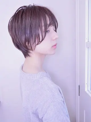 ショート カラー 小顔ショート✁ ⁂Yukari⁂のヘアスタイル