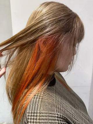 ロング カラー 大江 海斗のヘアスタイル