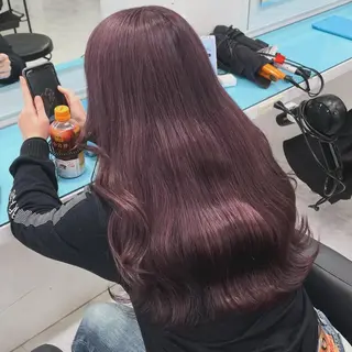 ロング カラー ダメージレスハイ トーン💖kanonのヘアスタイル