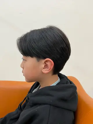 メンズ フェザーパーマメンズ ツイスパ京都駅前のヘアスタイル