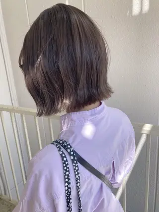 ミディアム roka ノゾミのヘアスタイル