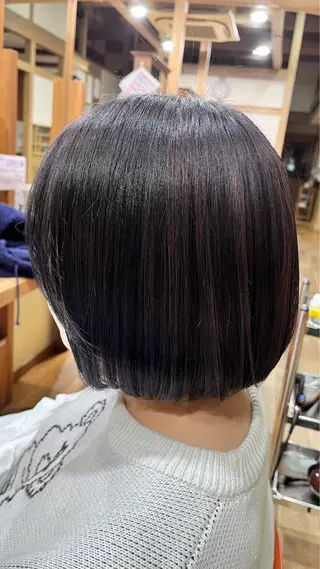 ミディアム 花澤 紗更のヘアスタイル