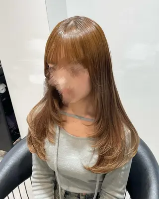 ロング Lond re Maison所属・骨格補正カット／艶 カラー🌸さくら🌸のヘアスタイル