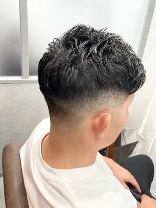 ショート パーマ メンズ パーマ職人 矢部絢一のヘアスタイル