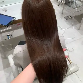 ロング カラー 内田 志乃のヘアスタイル