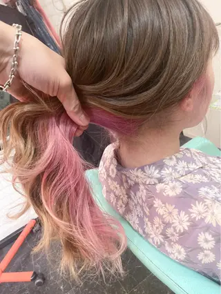 ロング カラー ヘアアレンジ Kimura Shinyaのヘアスタイル