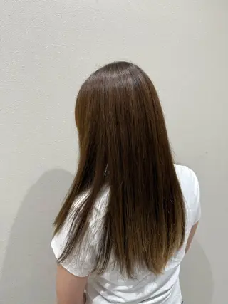 ロング 韓国レイヤー｜ 透明感カラー｜ココナのヘアスタイル