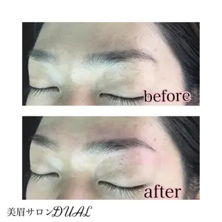 ショート ミディアム セミロング ロング カラー パーマ ヘアアレンジ ネイル マツエク・マツパ 眉毛サロン DUAL 恵比寿の眉毛・アイブロウイメージ