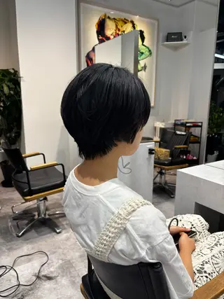 ショート 門崎未依/レイヤー/ メンズカット🪿🌼のヘアスタイル