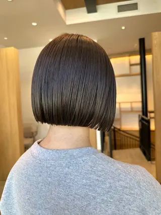 ショート sea by luvismけやき通り2号店所属・ボブ/ショート/ 縮毛矯正/岸本恭明のヘアスタイル