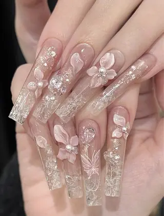 ネイル 長さだし専門店 M2　rikaのネイルデザイン