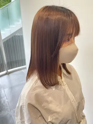 セミロング 髪質改善&カラー特化 ボブ&ロングRYOのヘアスタイル