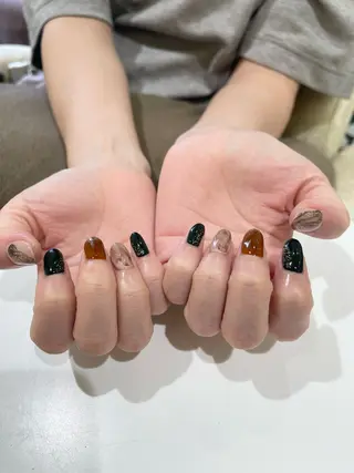 ネイル 🐶 🐾のネイルデザイン