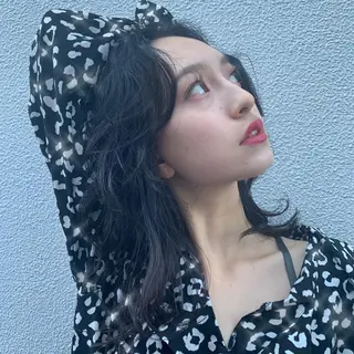 カラー ラベンダー/レイヤー スタイル🤎mamiのヘアスタイル