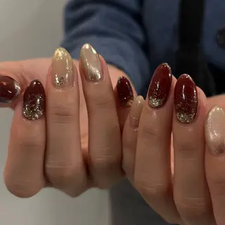 ネイル Ray. ちゅるん系ニュアンスのネイルデザイン