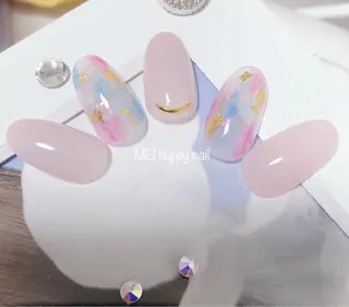 ネイル 北浦和 自爪育成ケアのネイルデザイン