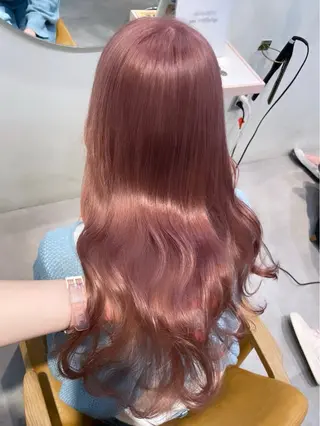 ロング カラー 若月 あやかのヘアスタイル