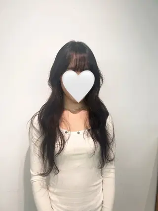 ロング 大村 咲羅のヘアスタイル