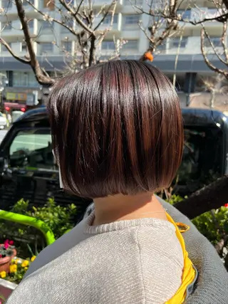 ショート 【髪質改善/縮毛矯正 /カラー】ホサカのヘアスタイル