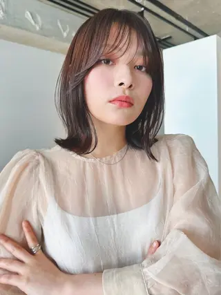 ショート カラー パーマ 🫧小顔×似合わせ× 透明感カラー🫧のヘアスタイル