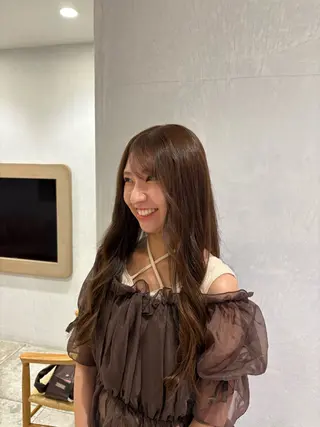ロング Kyeco大宮所属・足立 愛菜のヘアスタイル