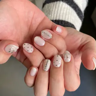 ネイル By moonネイル 🌷ワンホン/韓国風のネイルデザイン