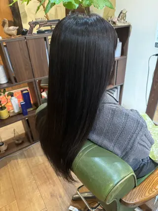 ロング カラー なぎさ/ﾏﾂﾊﾟ ｽﾄﾚｰﾄ/ｶﾗｰのヘアスタイル