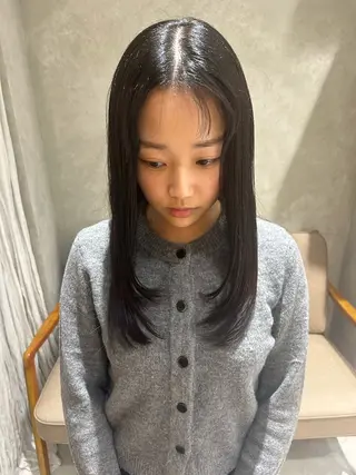 ロング mayu ☺︎ / ワンカラー上永谷のヘアスタイル