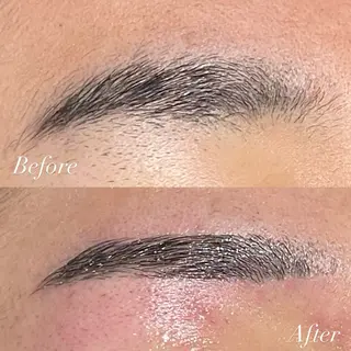 メンズ アイブロウ ななみ.⋆𝜗𝜚 艶カラー/まつパのヘアスタイル