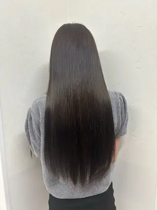 ロング カットカラー募集中✨ 加藤りり菜のヘアスタイル