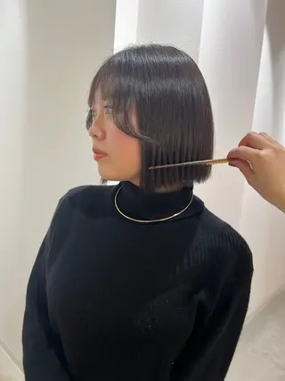 ミディアム VISION 巻幡野花のヘアスタイル