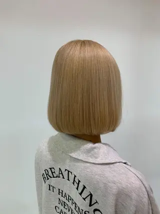 カラー ✨髪質改善カラー 佐藤怜央✨のヘアスタイル