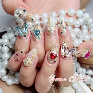 マツエク・マツパ アイブロウ ネイル メンズ キッズ ヘアアレンジ 🎀Sense Nail渋谷店🎀のネイルデザイン