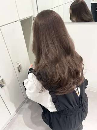 ロング カラー 韓国ハッシュカット/ 新宿/髪質改善/岡崎のヘアスタイル