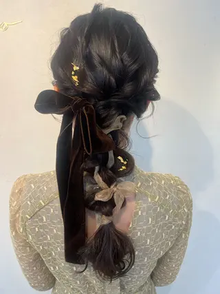 ヘアアレンジ 大人可愛いヘアメイク 💋🧚‍♀️しずかのヘアスタイル