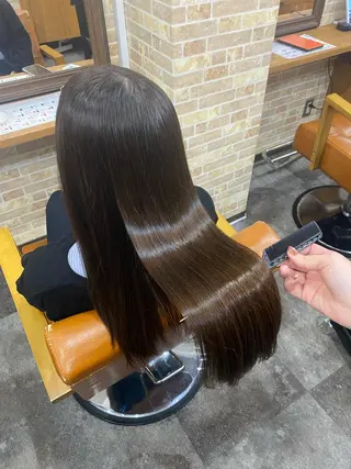 セミロング SALOWIN上野店所属・美髪ヘア 🤍erikaのヘアスタイル
