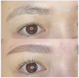 アイブロウ 眉毛✖️まつ毛パーマ prima池袋店のマツエク・マツパデザイン