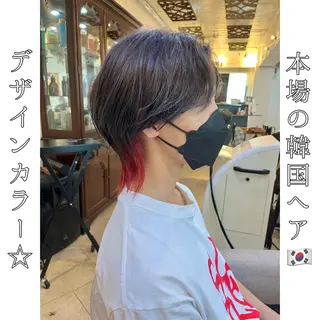 ショート 本場の韓国ヘア 🇰🇷チ・ヨンジュのヘアスタイル