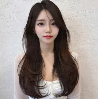ロング カラー ★学割★韓国× BIZEのヘアスタイル